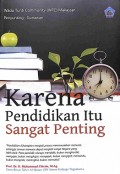 Karena Pendidikan Itu Sangat Penting