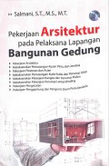 Pekerjaan Arsitektur Pada Pelaksana Lapangan Bangunan Gedung