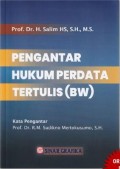 Pengantar Hukum Perdata Tertulis )BW)