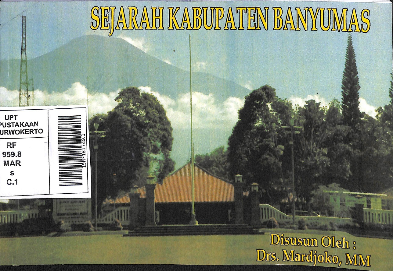Sampul Sejarah Kabupaten Banyumas (Pojok Penginyongan)