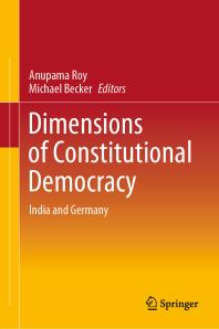 Sampul Dimensions of Constitutional Democracy : India and Germany (ebook pdf download)