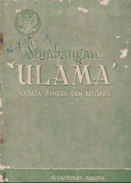 Sampul Sumbangan Ulama Kepada Bangsa Dan Negara