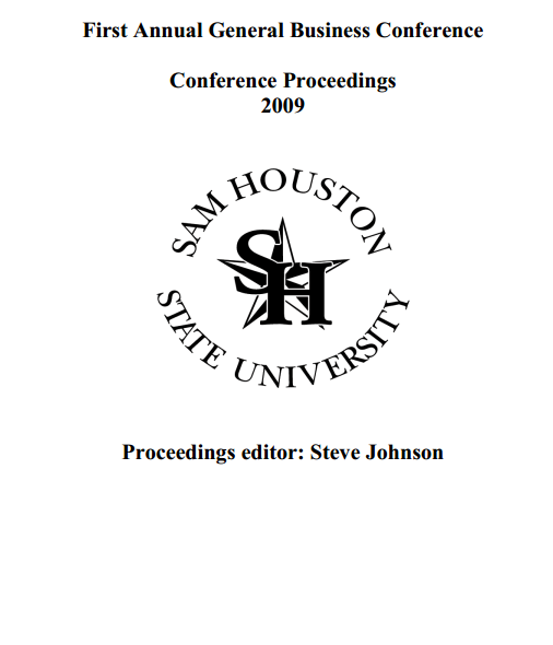 Sampul Prosiding: First Annual General Business Conference