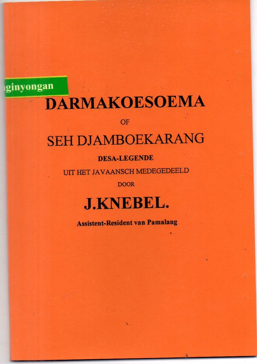 Sampul Darmakoesoema of Seh Djamboekarang Dessa - Legende